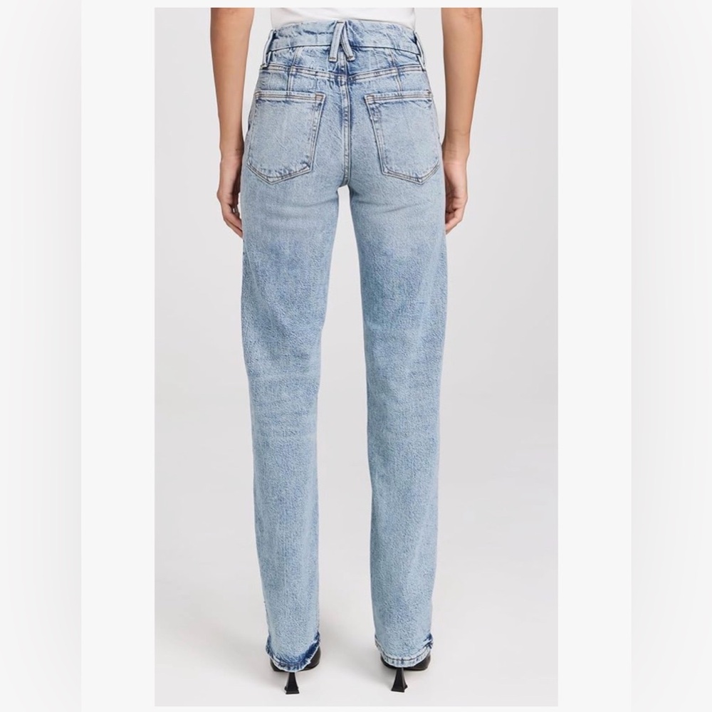 Good American Good Icon Straight Jeans (Indigo 712) - Picture 2 of 8